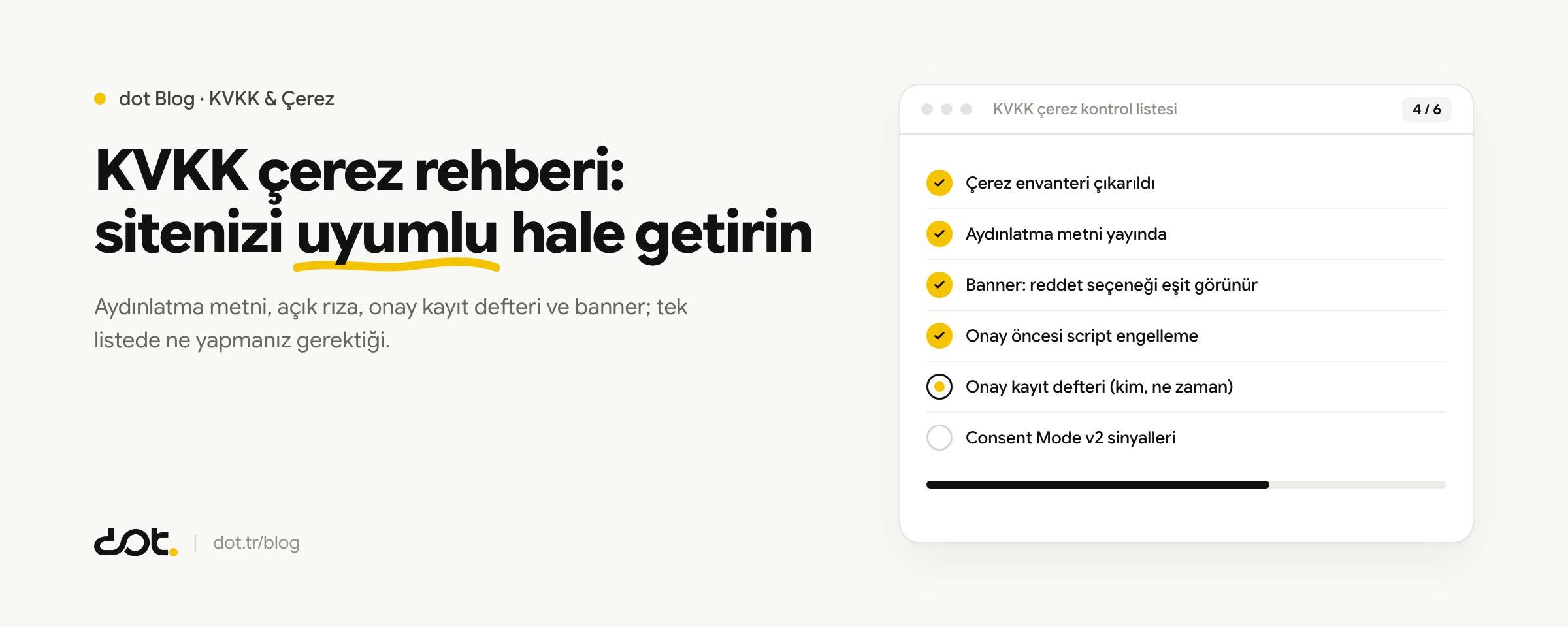 KVKK çerez rehberi: web sitenizi uyumlu hale getirme