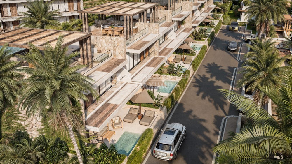 Kıbrıs Girne Esentepe'de Denize Sıfır Eşsiz Manzaralı Projede Satılık Özel Bahçe Teraslı 2+1 Daireler